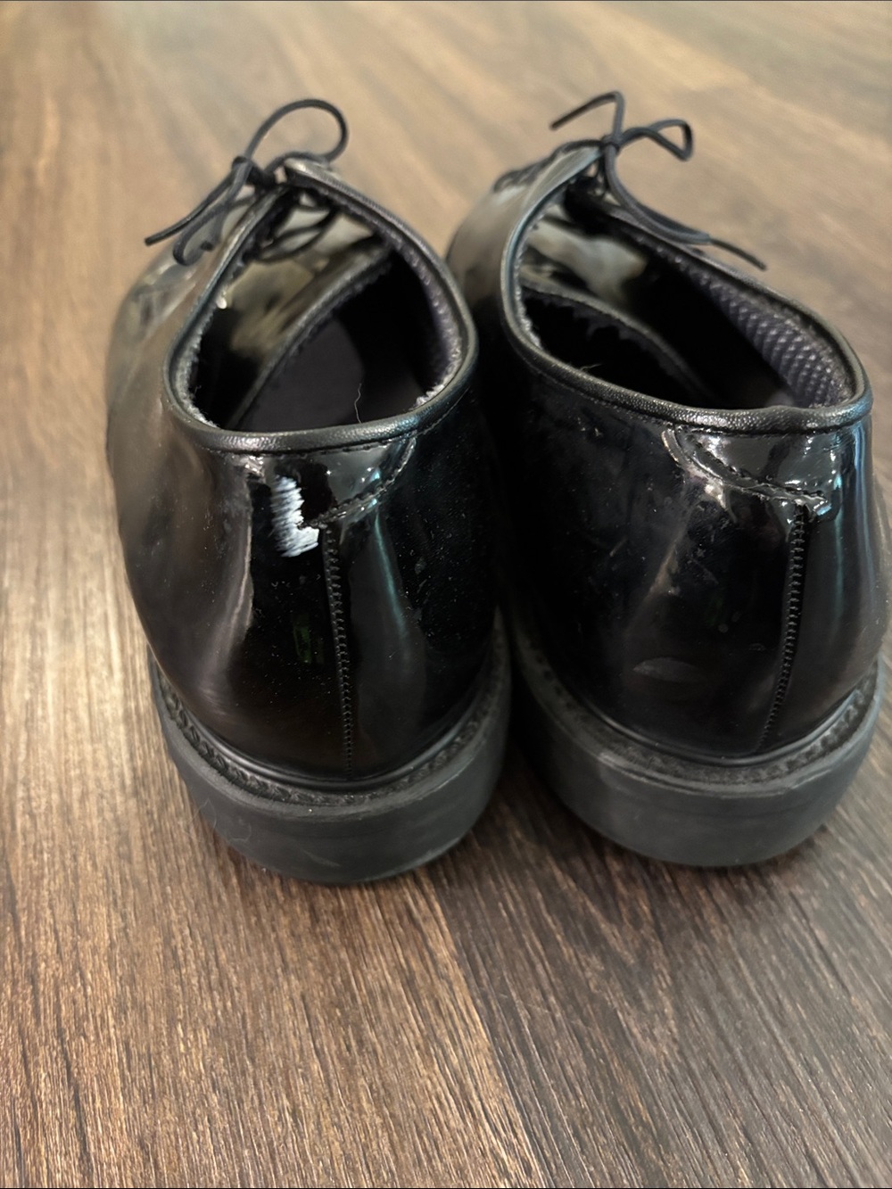Capps Classic Black Men’s Lace-Up Dress Shoes - Picture 4 of 6